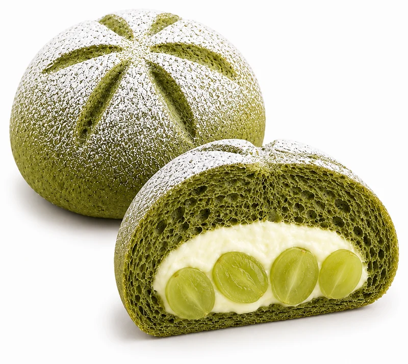 Matcha Jasmine Green Grape illustration