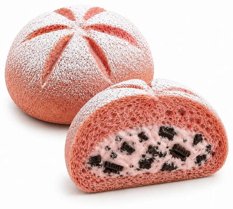Strawberry Oreo illustration