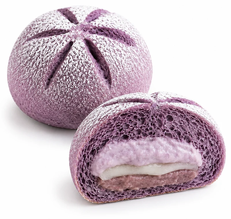 Purple Yam Taro Mochi illustration
