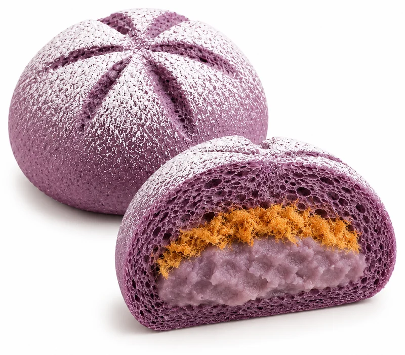 Purple Yam Taro Pork Floss illustration